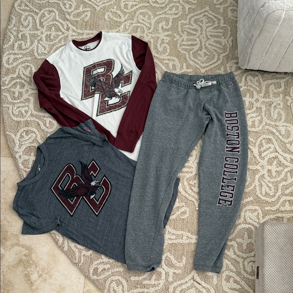 Boston College spirit wear Sweatpants T-shirt & Shirt